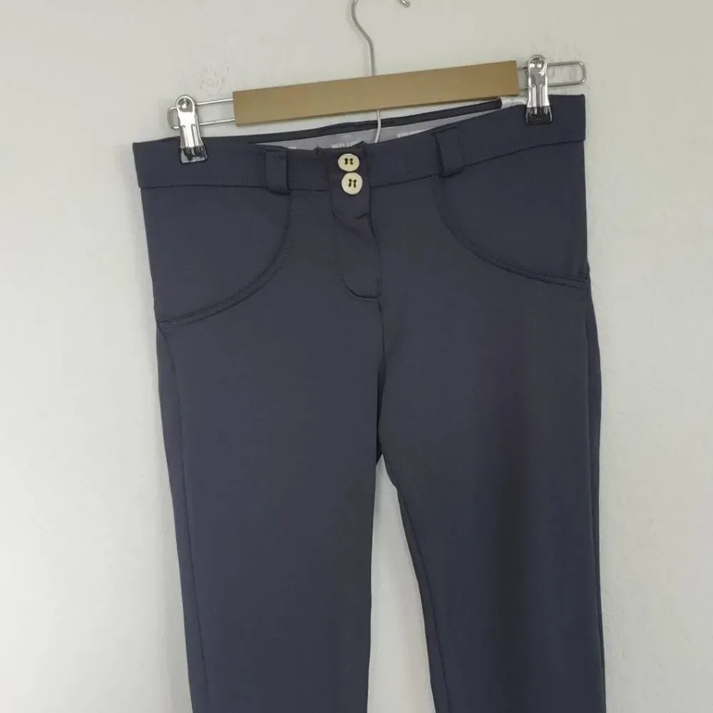 Freddy Wr.Up Fashion Low Rise Full Length Pants- Womens- Size 4- Navy Blue - Picture 2 of 12